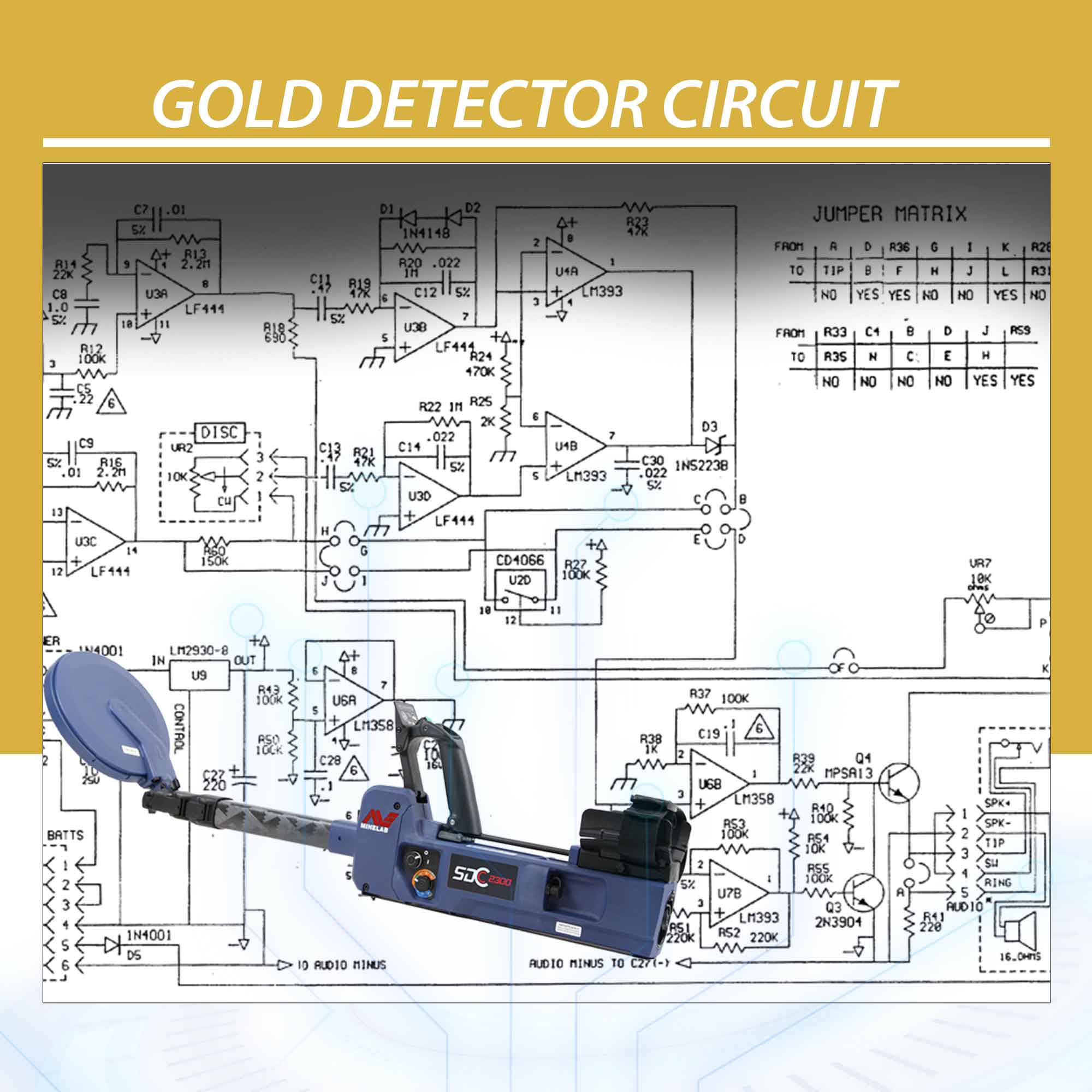 Gold Detector Circuit