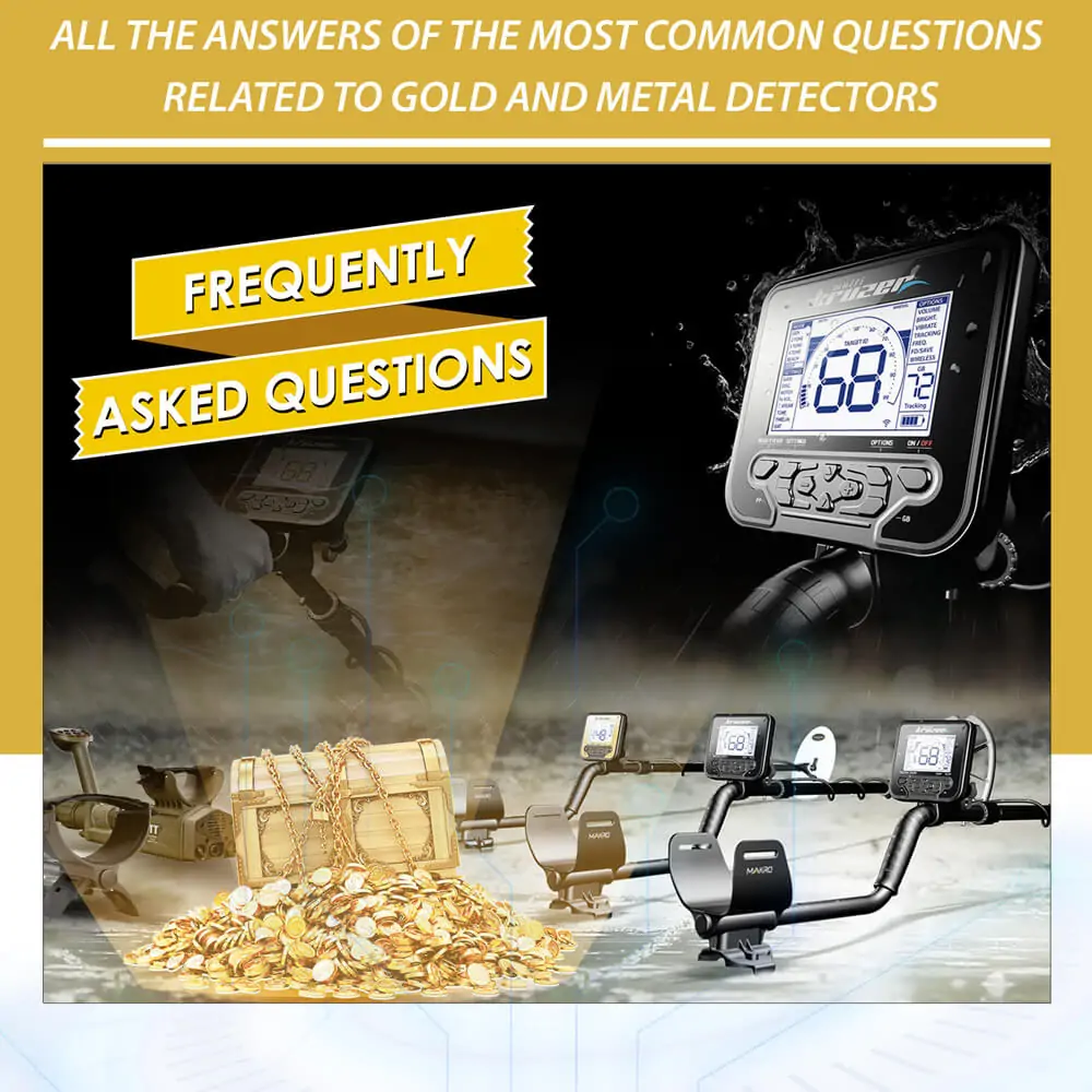 All the answers of the most common questions related to gold and metal detectors