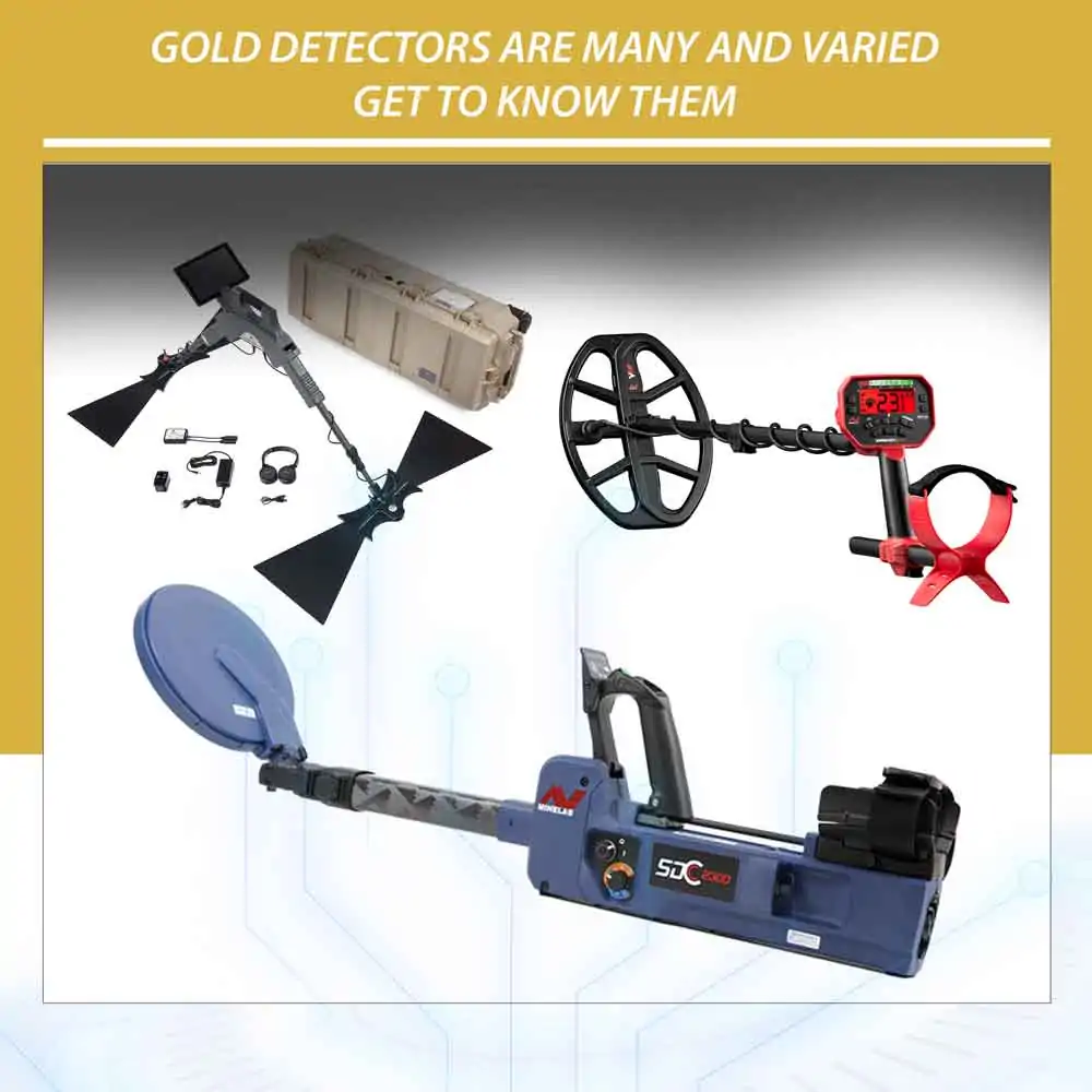 Gold detectors are many and varied..get to know them