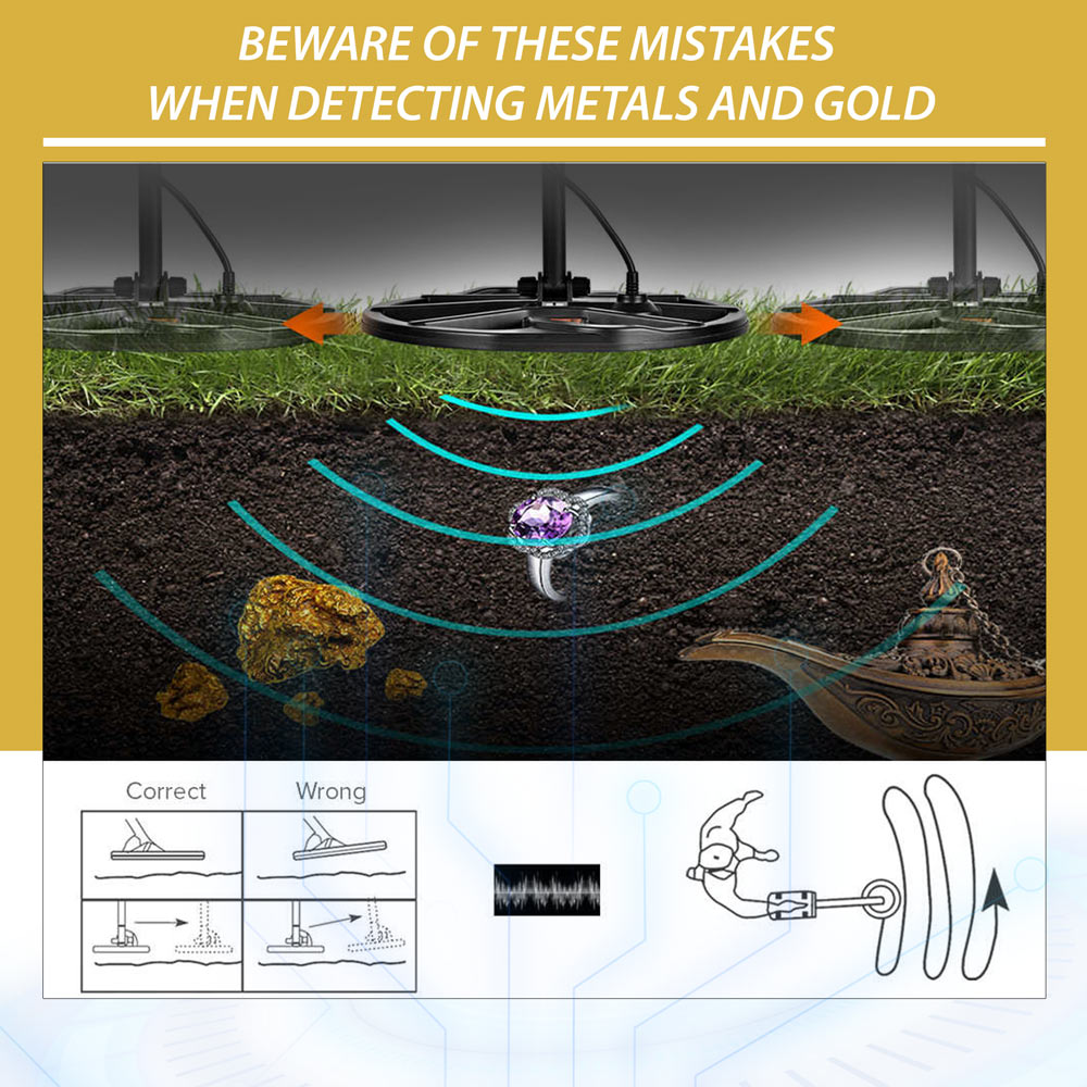 Beware of these mistakes when detecting metals and gold