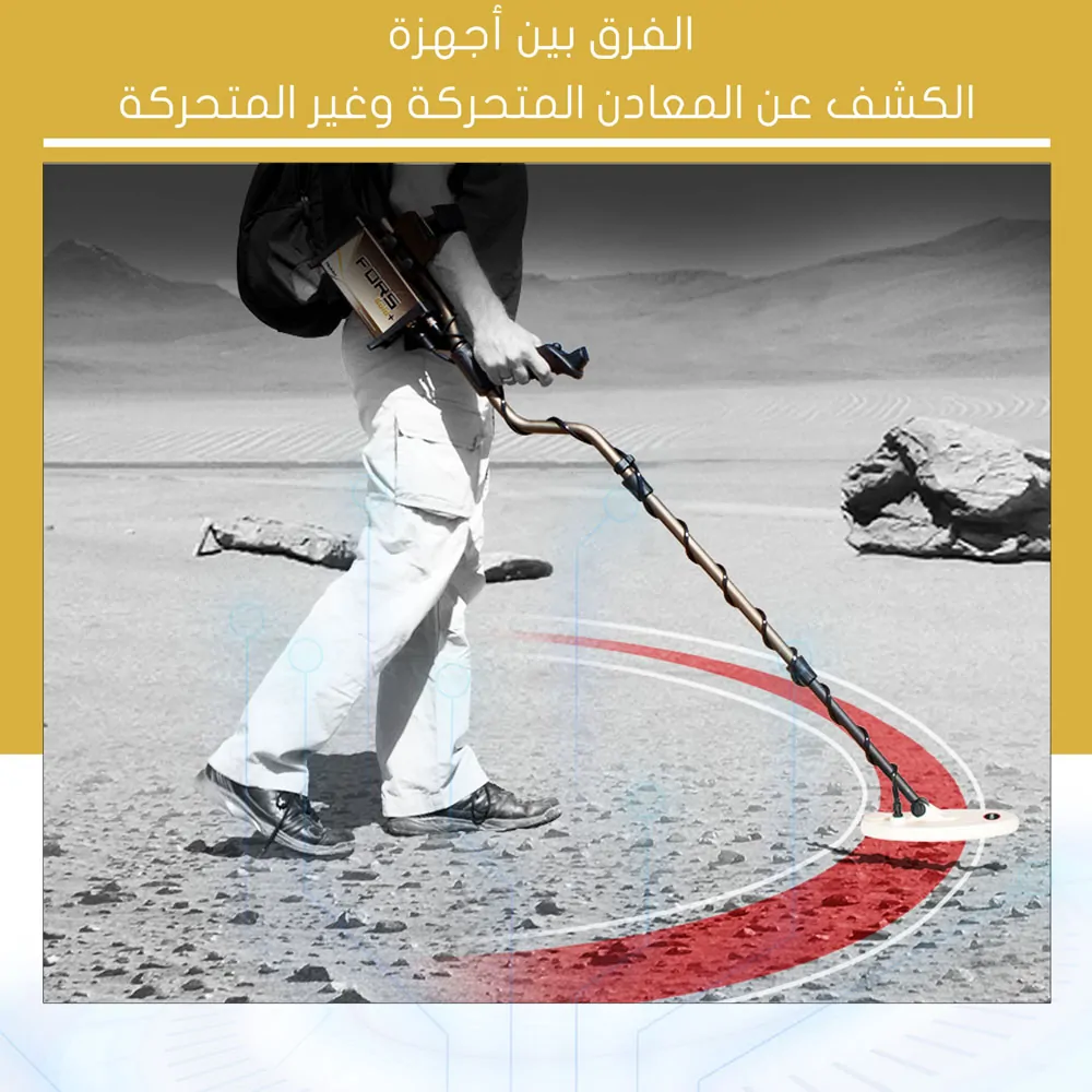 الفرق بين أجهزة الكشف عن المعادن المتحركة وغير المتحركة