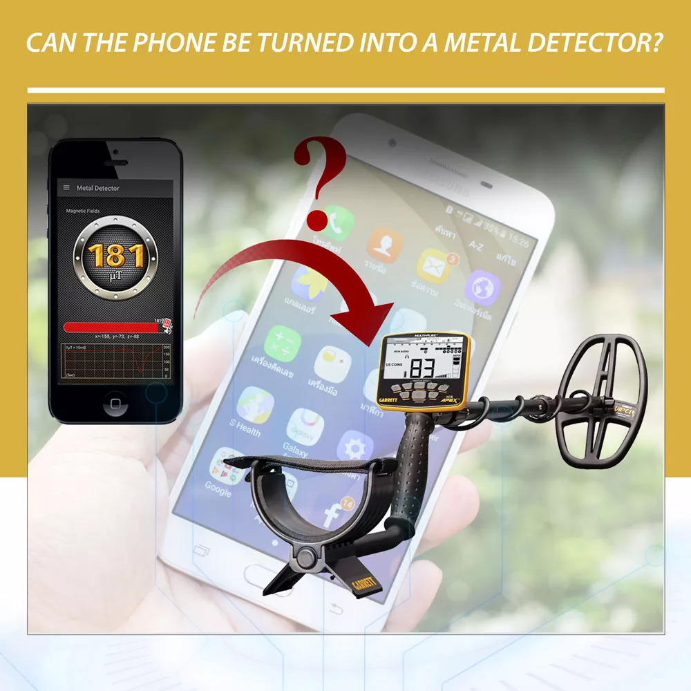 Can the phone be turned into a metal detector?