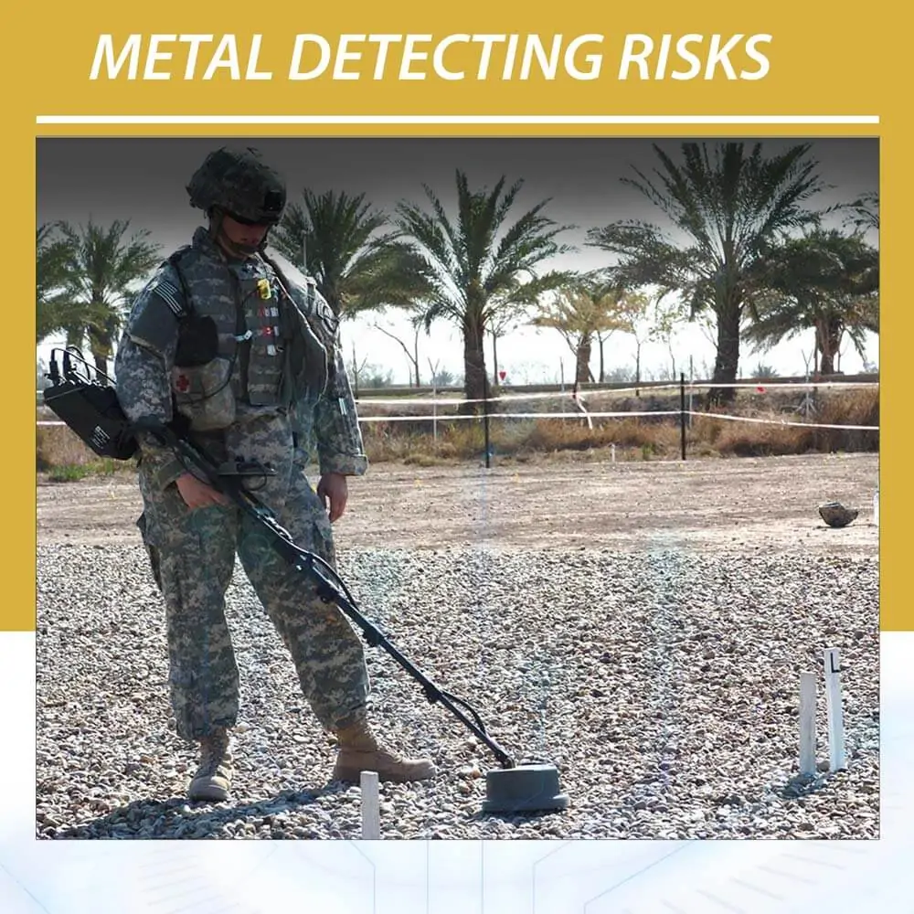 Metal detecting risks