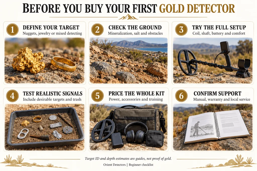 before you buy first gold detector