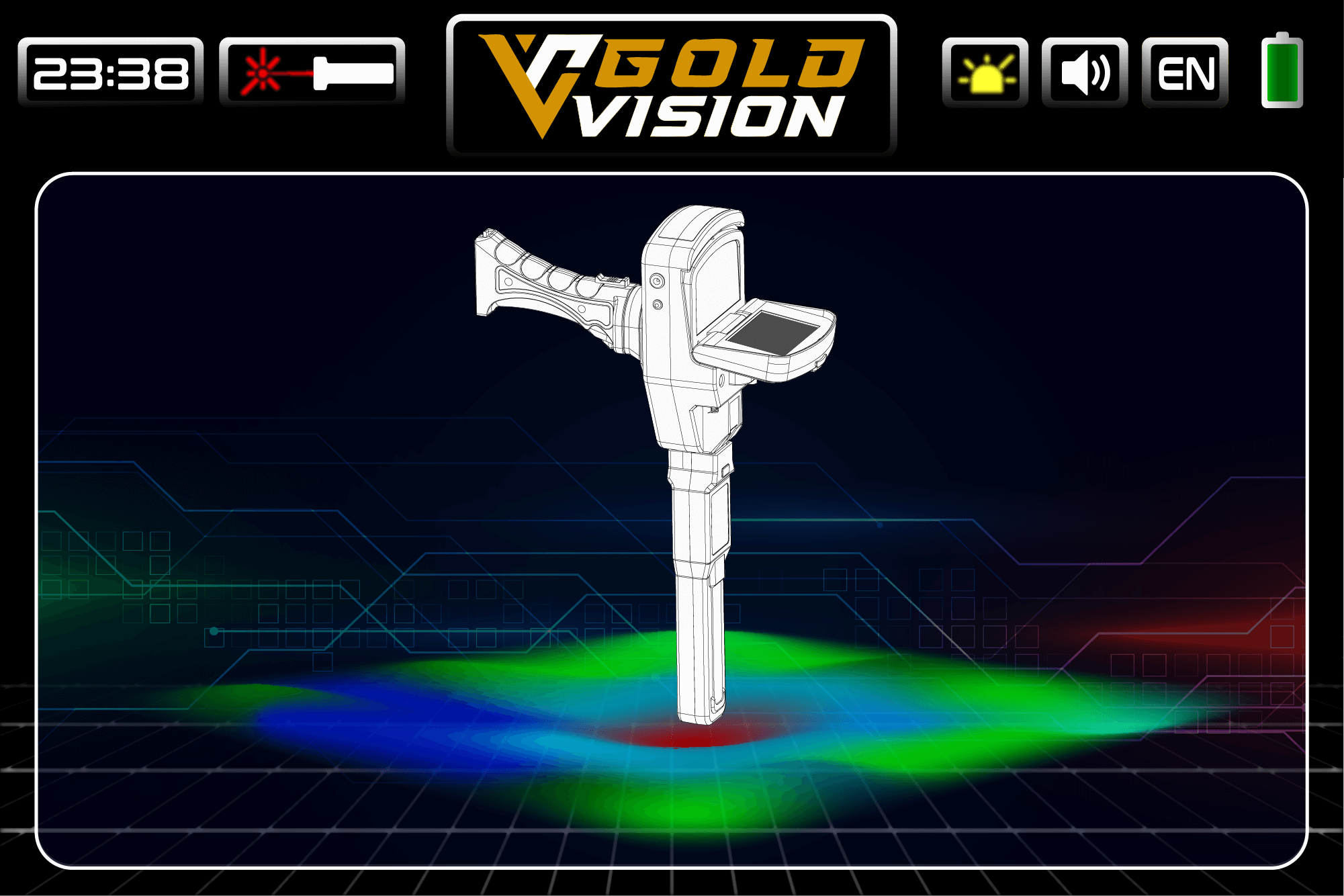 gold vision 3D ground scan