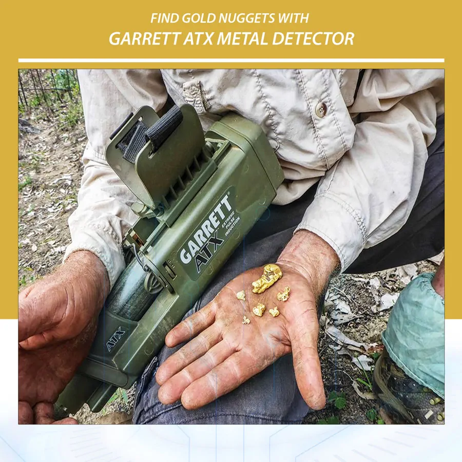 Find Gold Nuggets With Garrett ATX Metal Detector