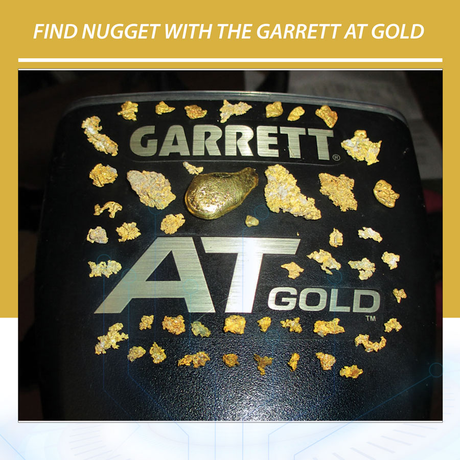 Find Nugget With the Garrett AT Gold Find Nugget With the Garrett AT Gold