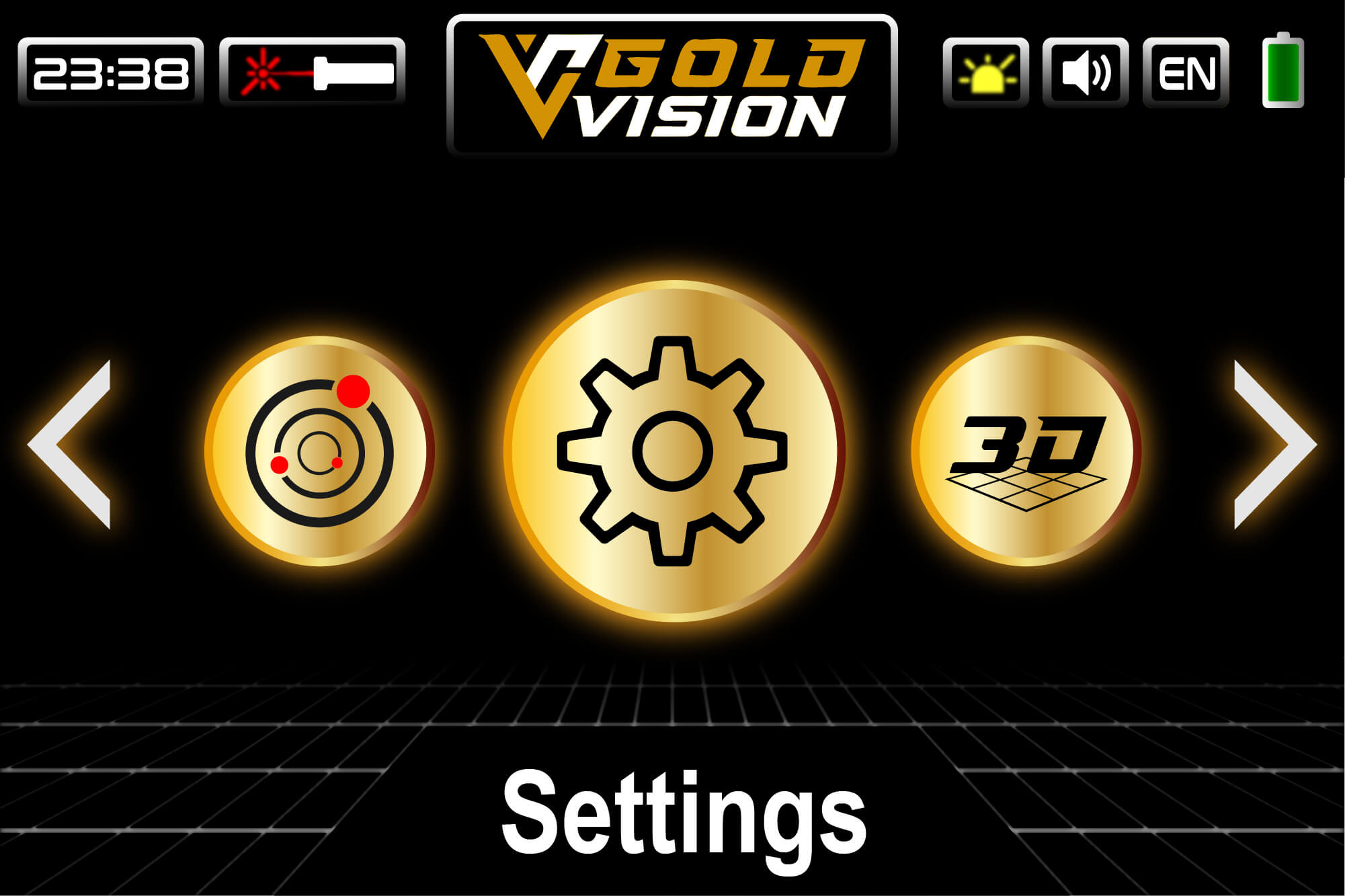 SETTINGS gold vision