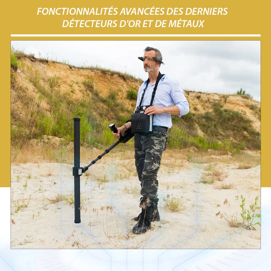 Fonctionnalités avancées des derniers détecteurs d'or et de métaux.