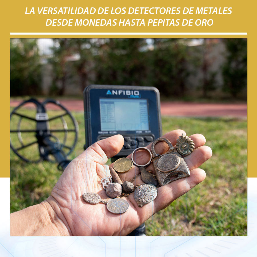La versatilidad de los detectores de metales, desde monedas hasta pepitas de oro