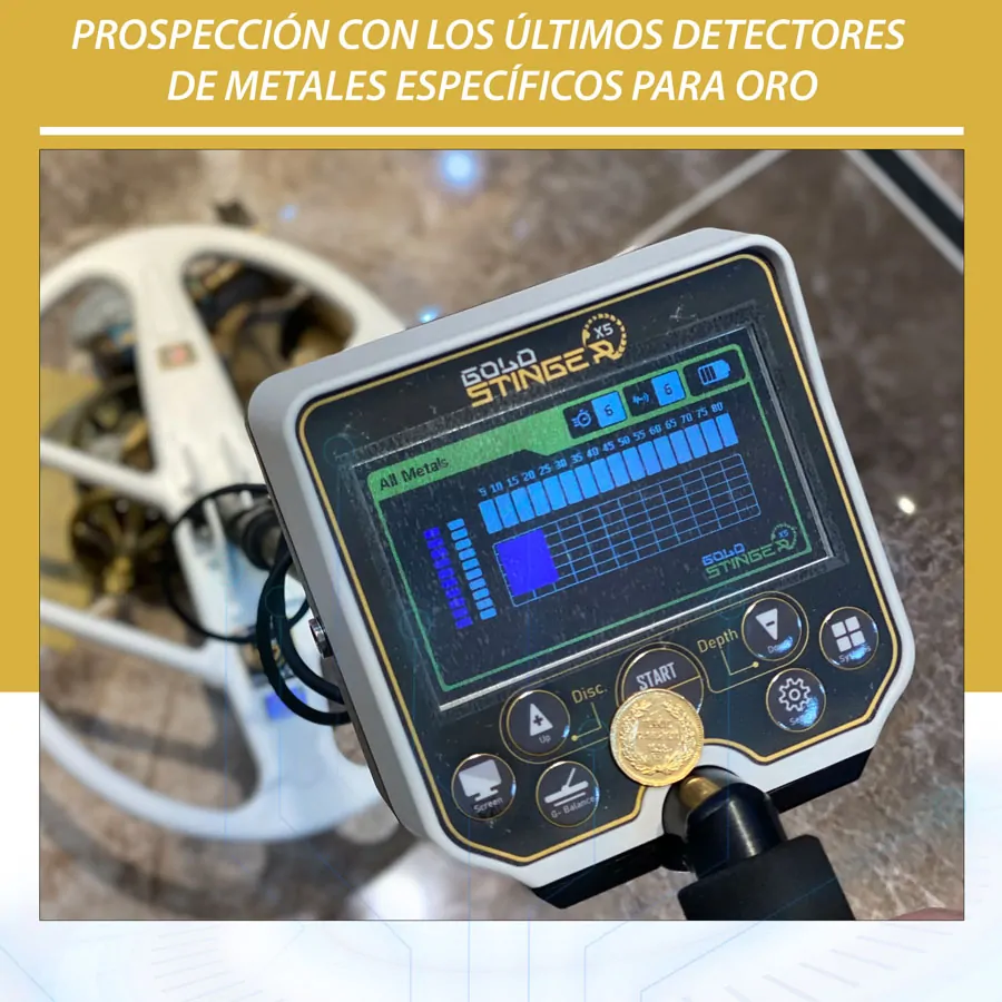 detectores de metales específicos para oro