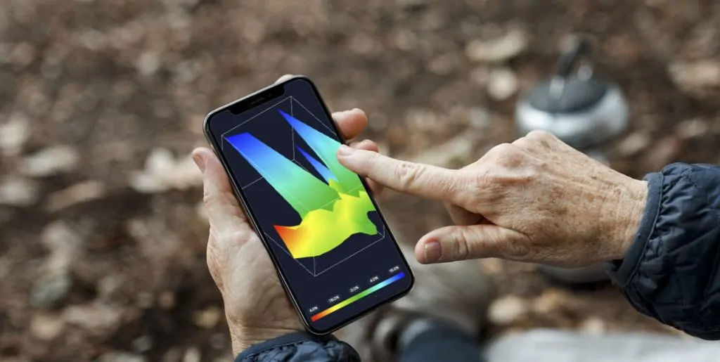 3D Visualization on smartphone of scan result