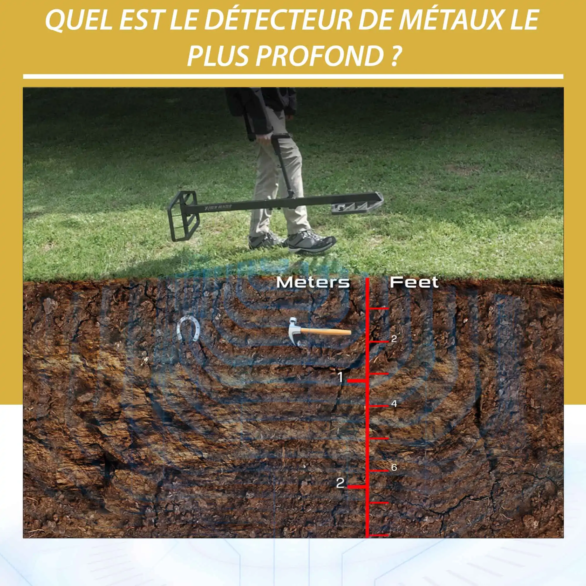 détecteur de métaux le plus profond