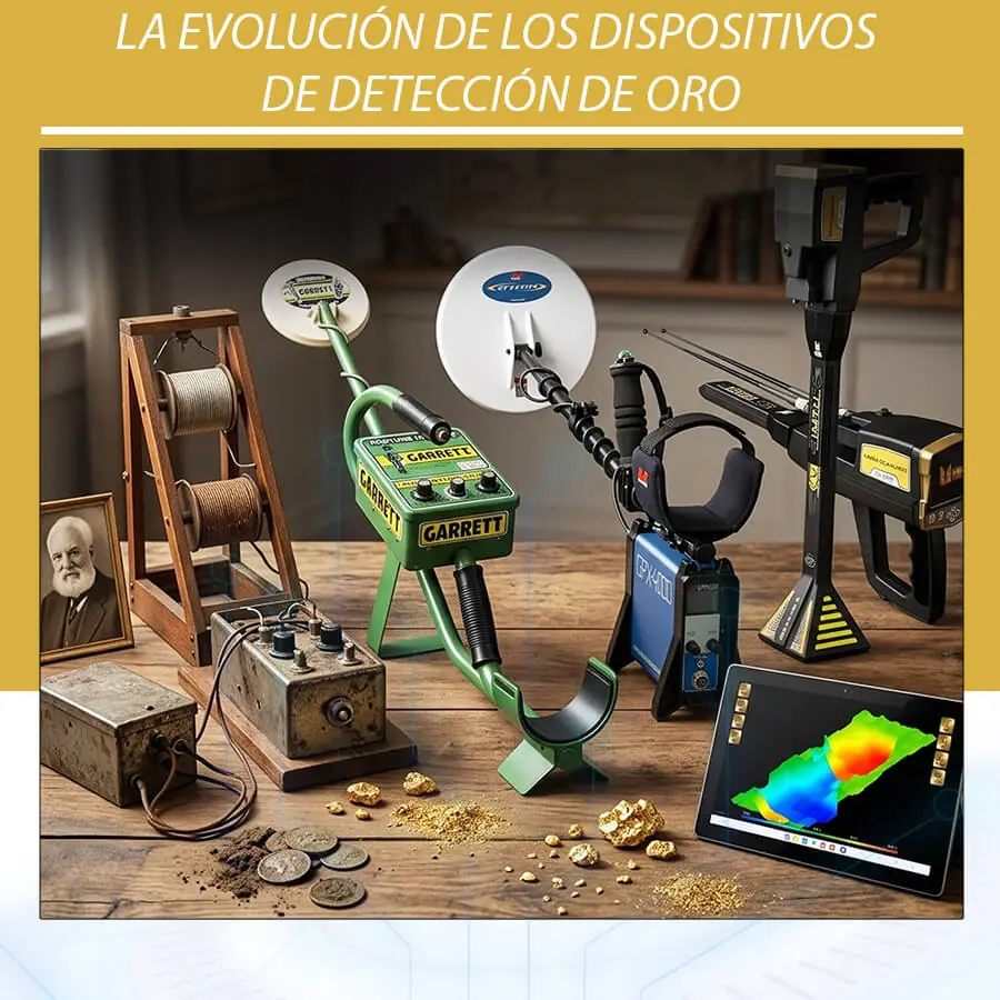 Evolución de los detectores de oro
