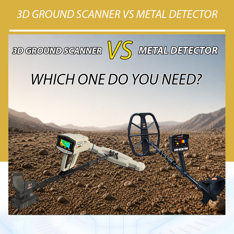3D Ground Scanner vs Metal Detector Which One Do You Need