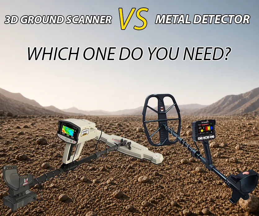 3D ground scanner vs metal detector