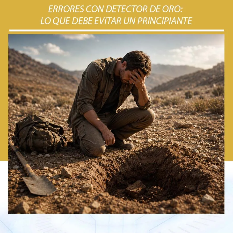 Errores con Detector de Oro Lo Que Debe Evitar un Principiante