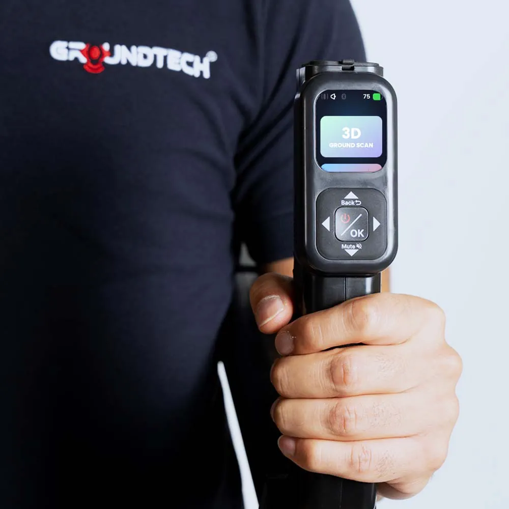 GR-D DUAL 3d ground scanner close shot