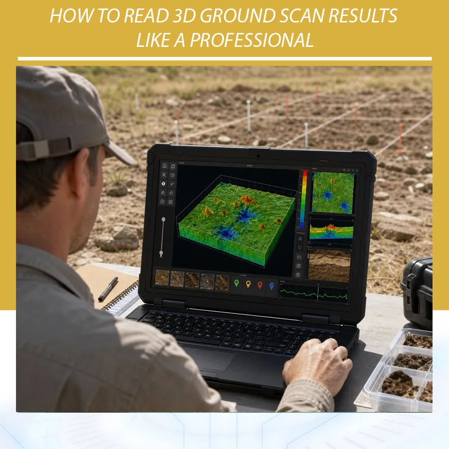 How to Read 3D Ground Scan Results Like a Professional