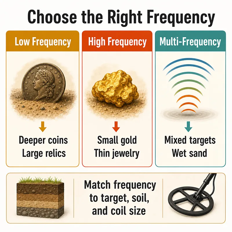 Metal Detector Frequency how to choose