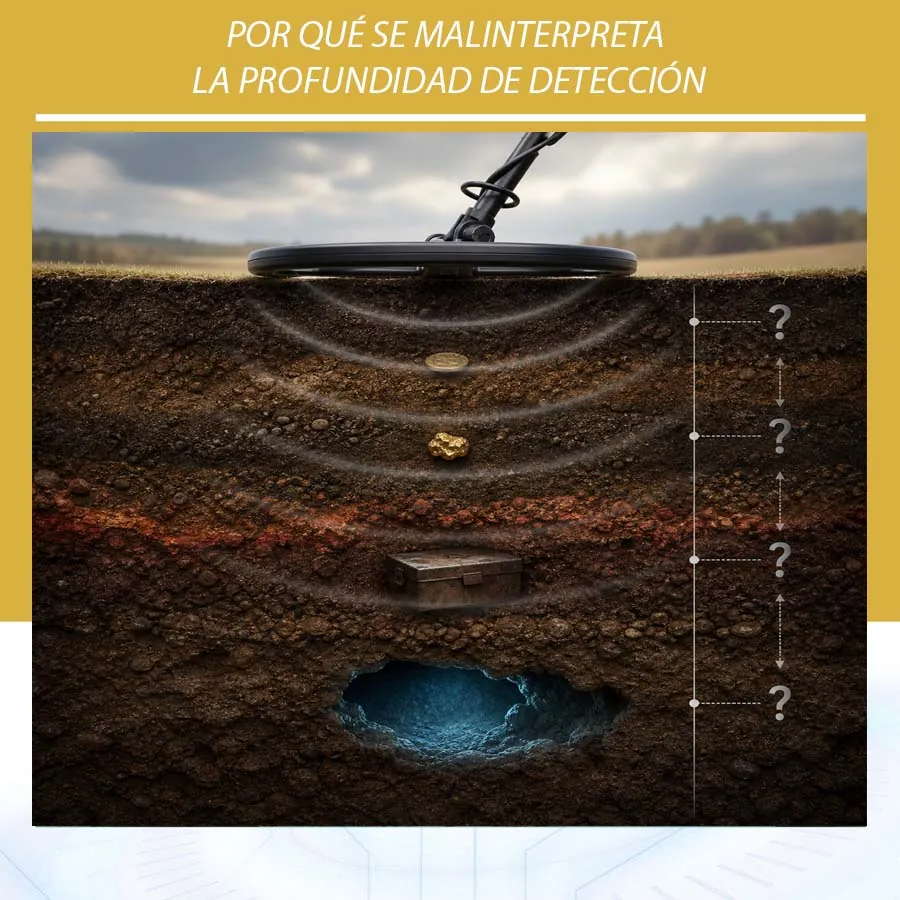 Por qué se malinterpreta la profundidad de detección