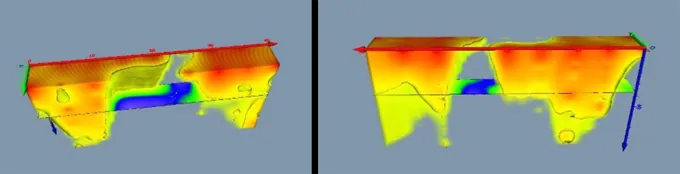 ks-700 3d visualization of ground scan