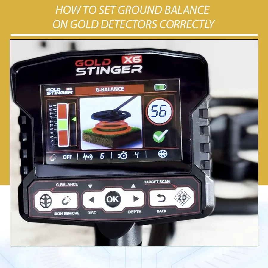 How to Set Ground Balance on Gold Detectors Correctly
