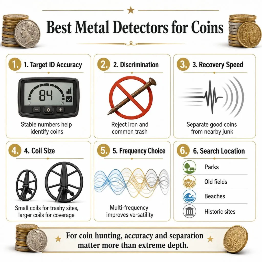 best metal detectors for coins