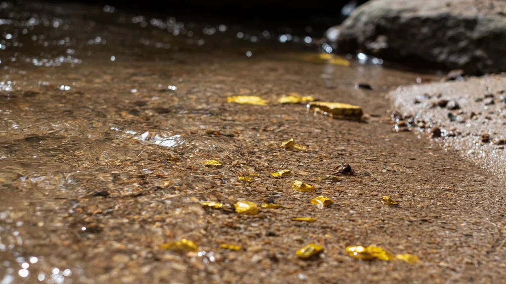 gold-pieces-in-water-