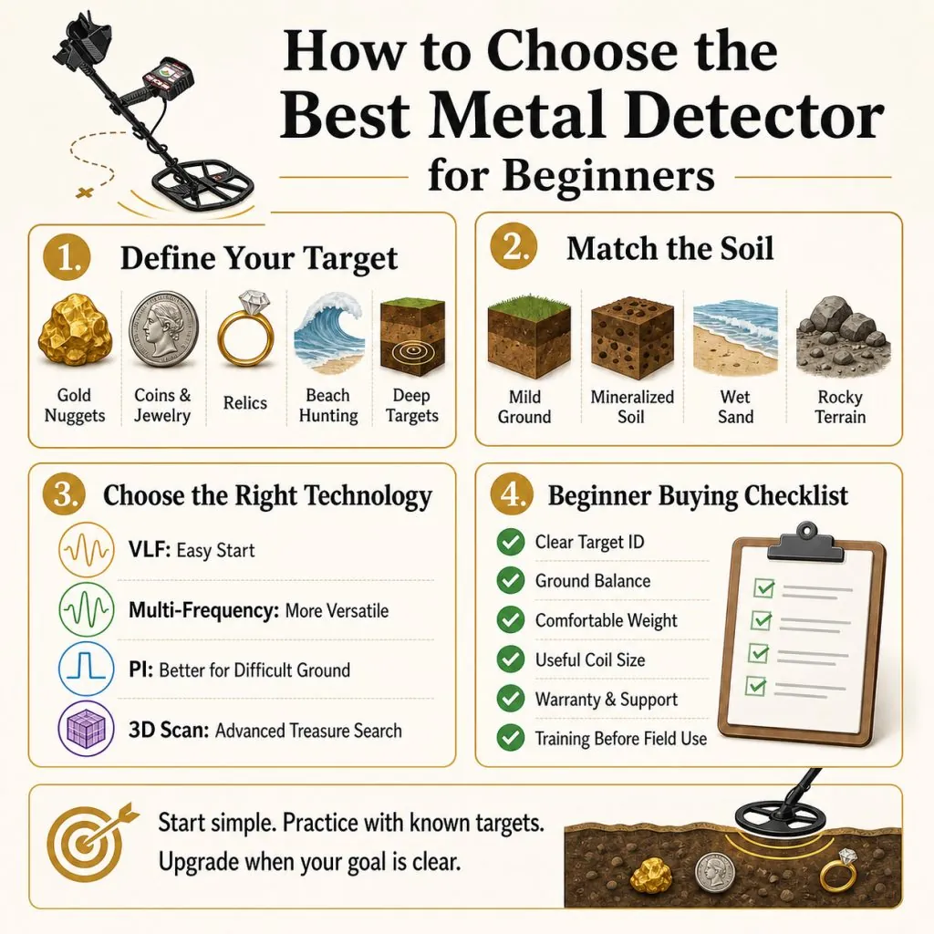 how to choose the best metal detectors for beginners