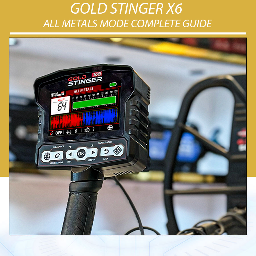 Gold Stinger X6 All Metals Mode Complete Guide