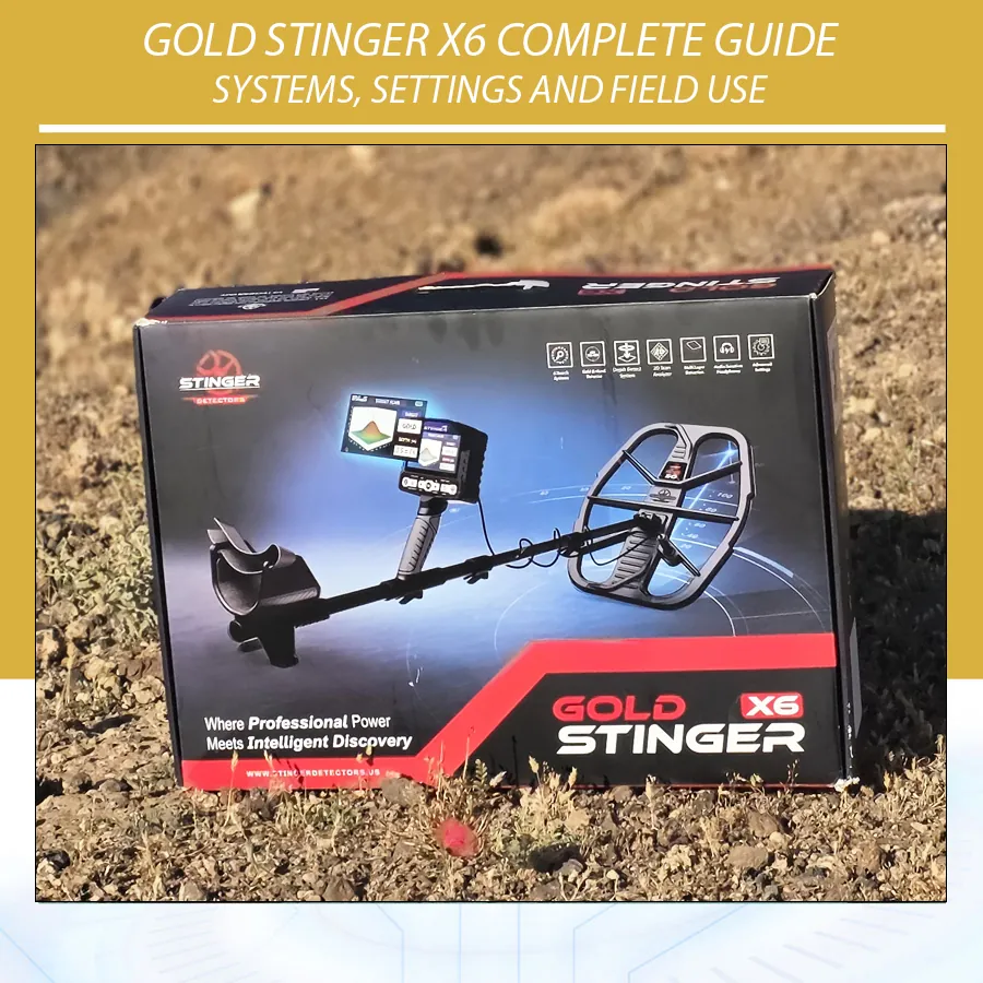 Gold Stinger X6 Complete Guide Systems, Settings and Field Use