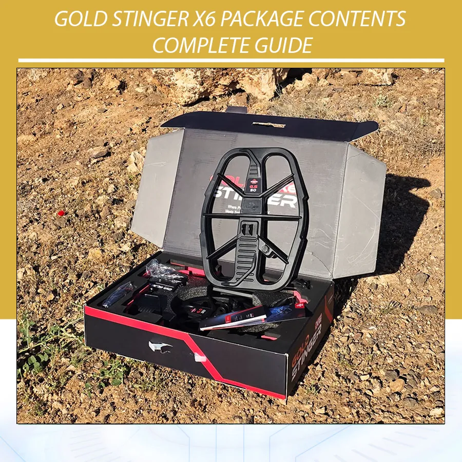 Gold Stinger X6 package content