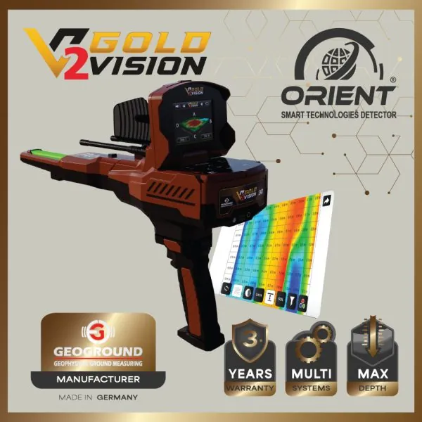 Gold Vision V2 is a Lightweight Metal Detector | 3D Ground Scanner